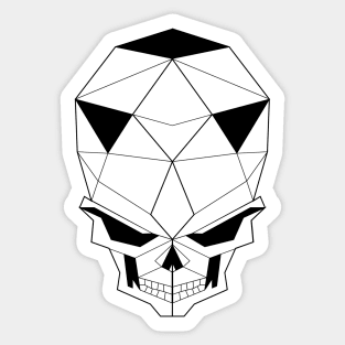 Geometric ULTRAS Skull Sticker